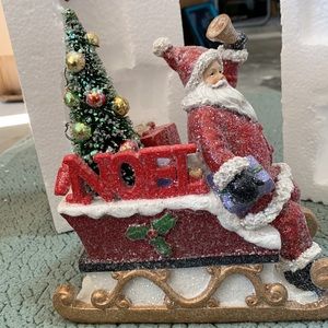 Santa with sleigh